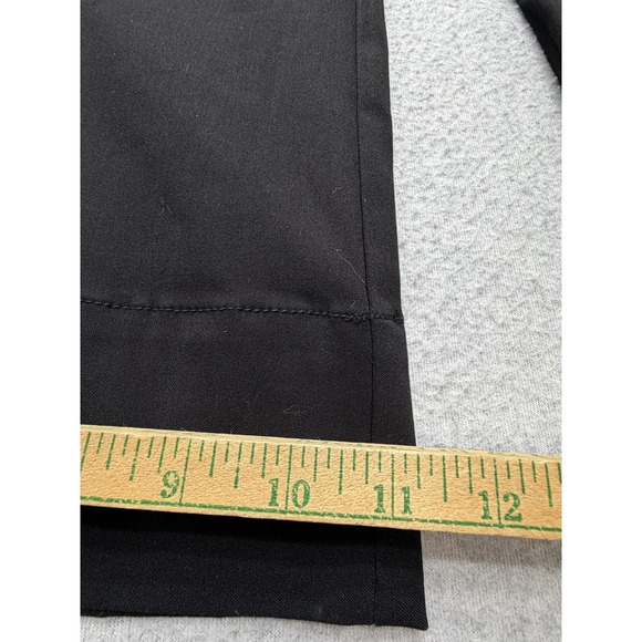 Chico's‎ Pants Womens 12R Black Wide Leg Crop Fly Front Double Stitch 2R Dressy - Picture 9 of 14